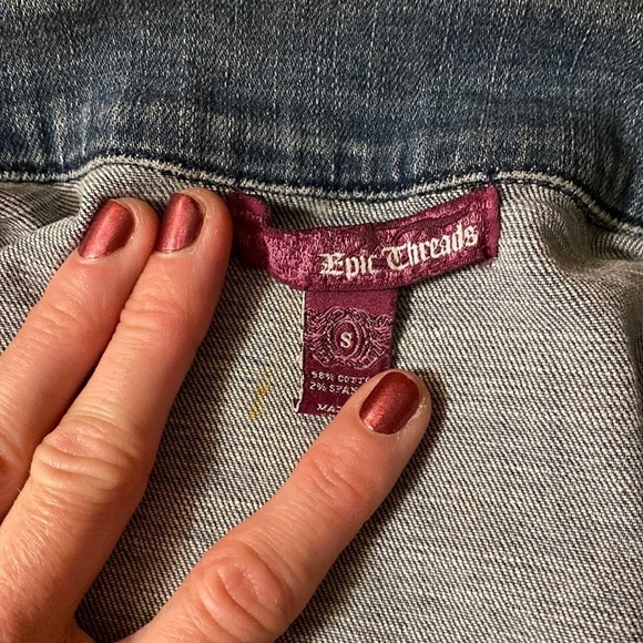 Epic Threads, Denim Vest, Girls Small, from Macy’s - Picture 6 of 11